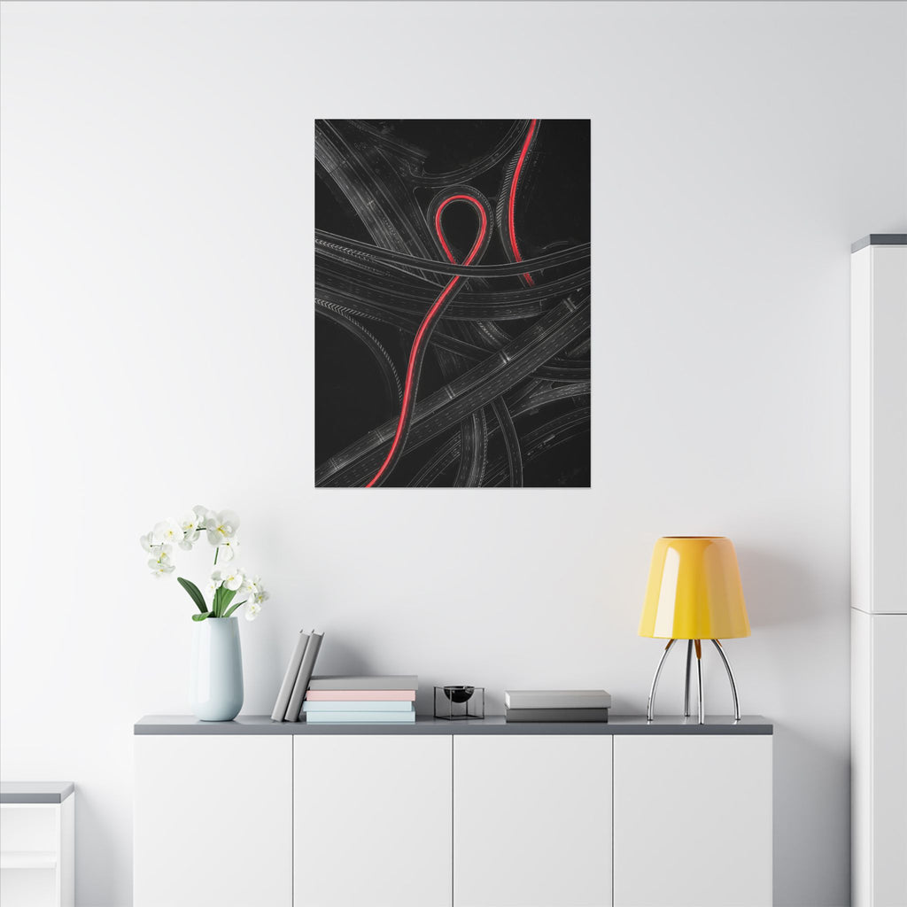 The Route - Car Wall Art | Canvas