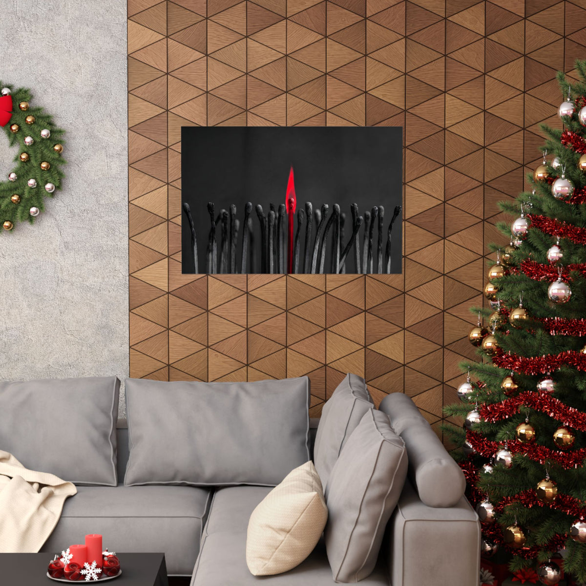 The One Still Burning - Office Wall Art For Men | Matte Poster (Landscape)