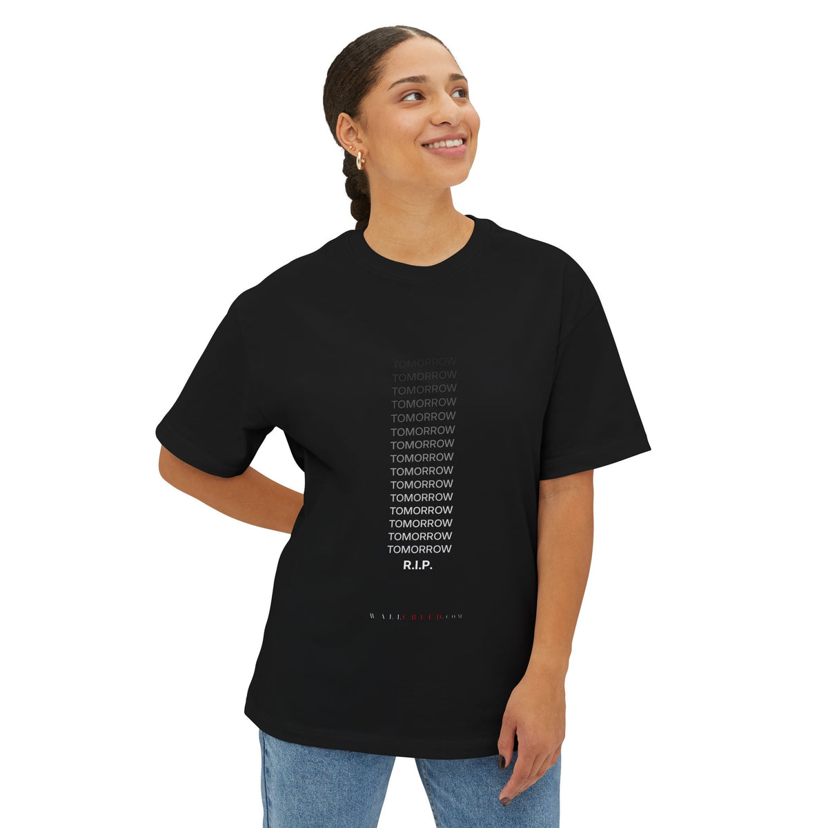 Tomorrow Will Never Come | Heavyweight Tee (Front + Back)