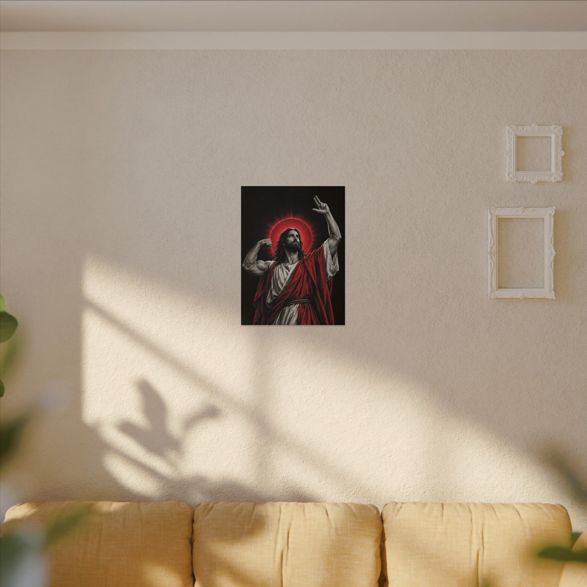 Faith and Iron - Gym Wall Art | Canvas