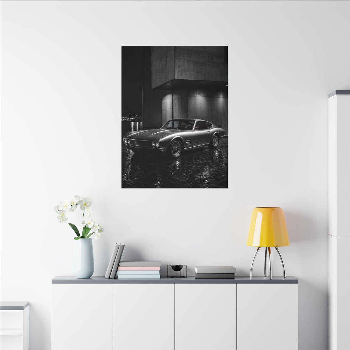 Midnight Grand Tourer - Vintage Car Wall Art | Canvas