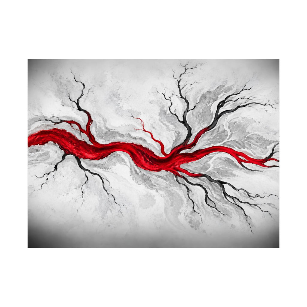 Estuary Lines - Doctor's Office Wall Art | Matte Poster (Landscape)