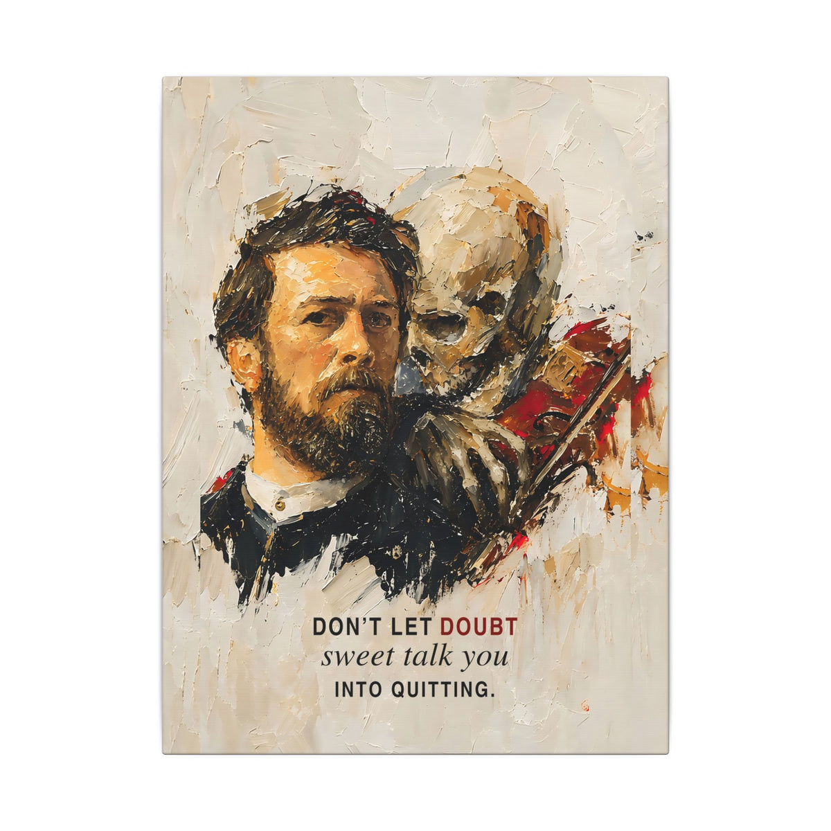 Don't Let Doubt - Motivational Wall Art | Canvas