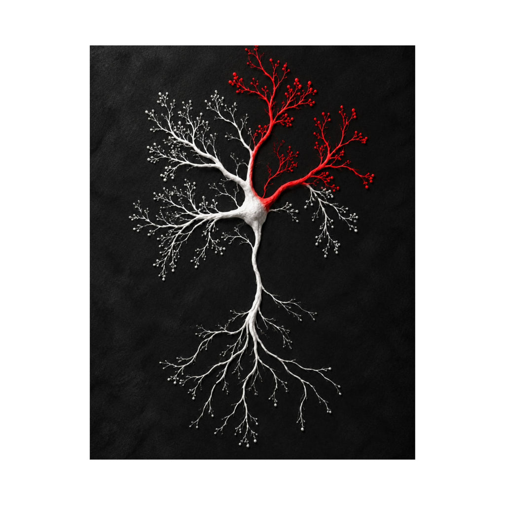 Neuronal Arbor - Doctor's Office Wall Art | Matte Poster