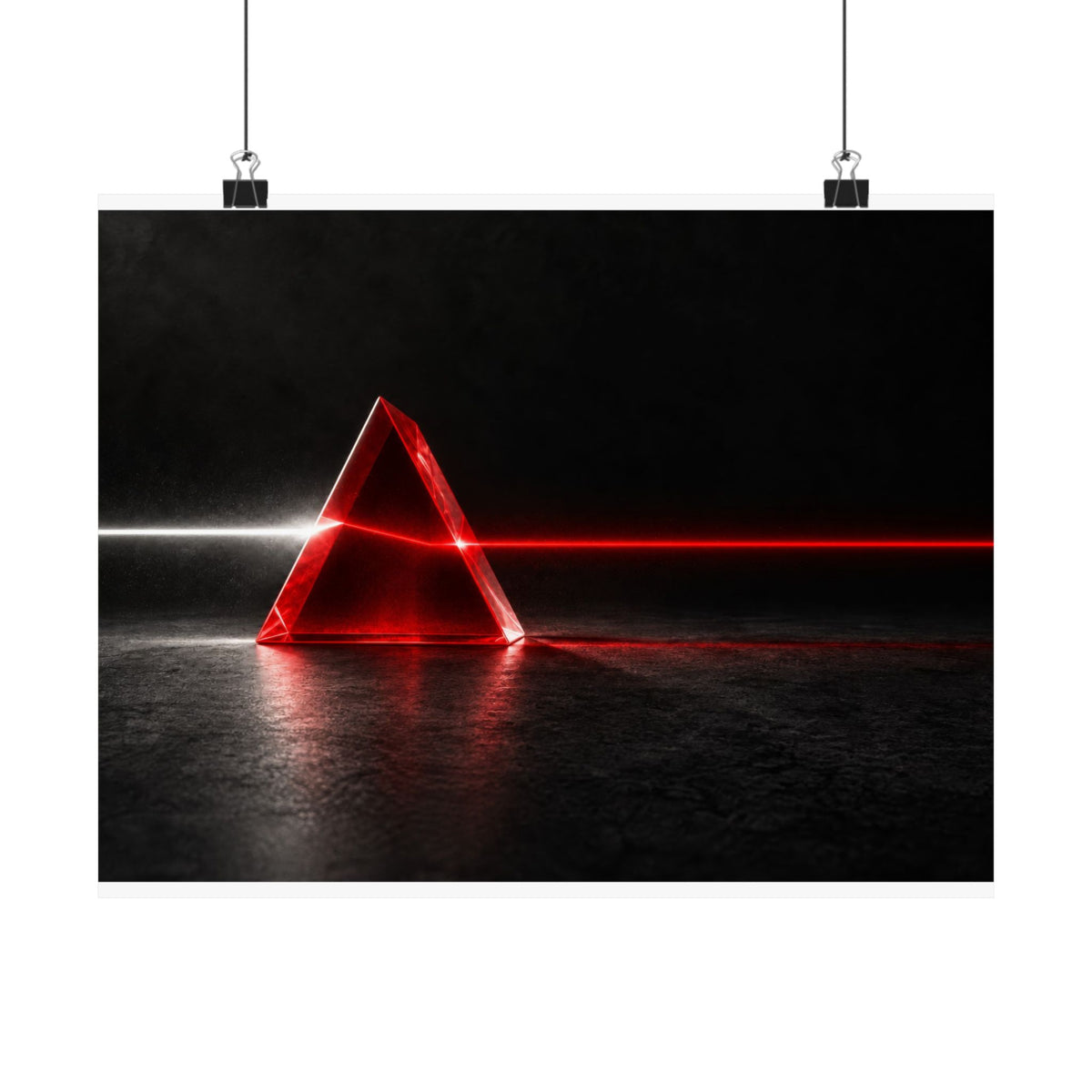 Spectral Threshold - Professional Office Wall Art | Matte Poster (Landscape)