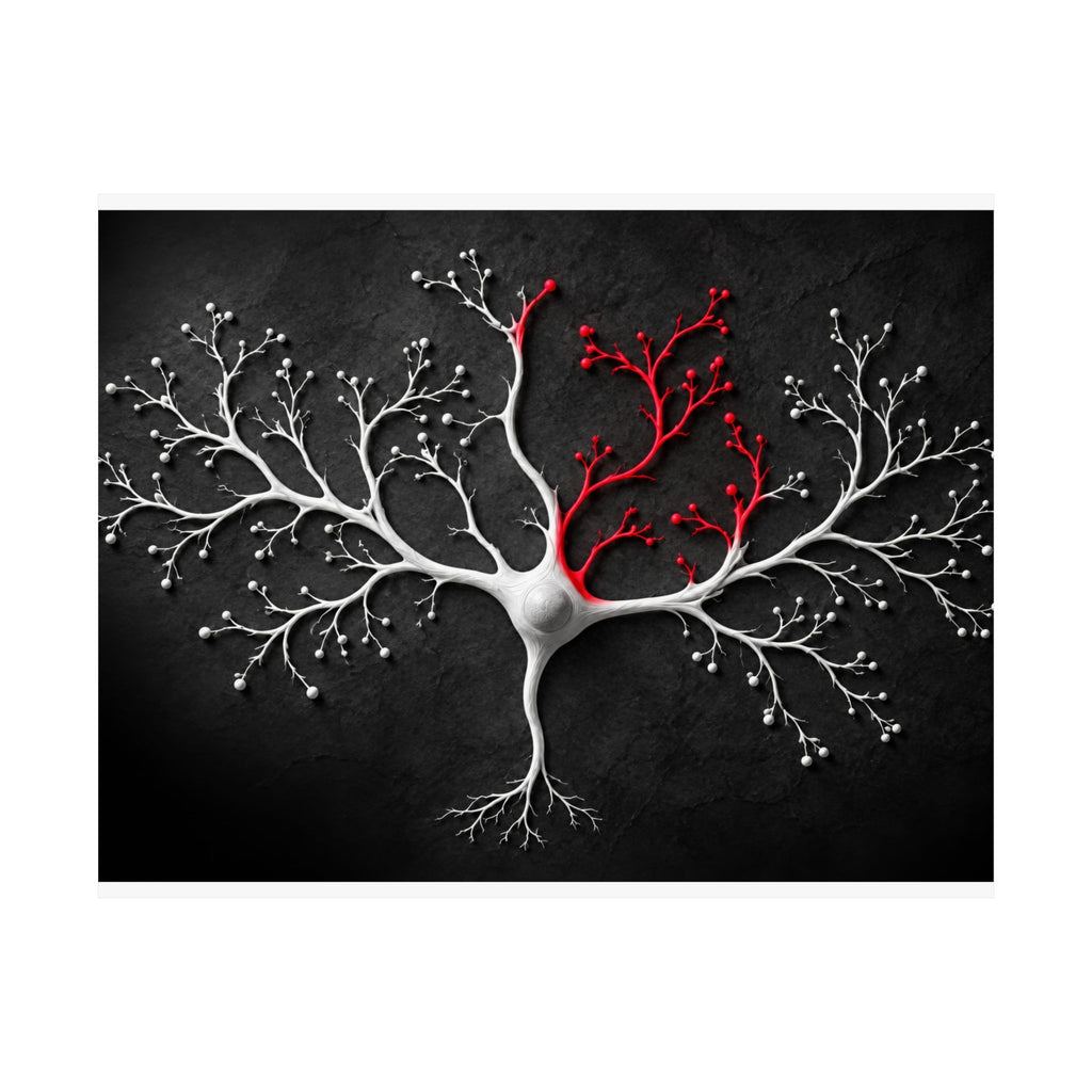Neuronal Arbor - Doctor's Office Wall Art | Matte Poster (Landscape)