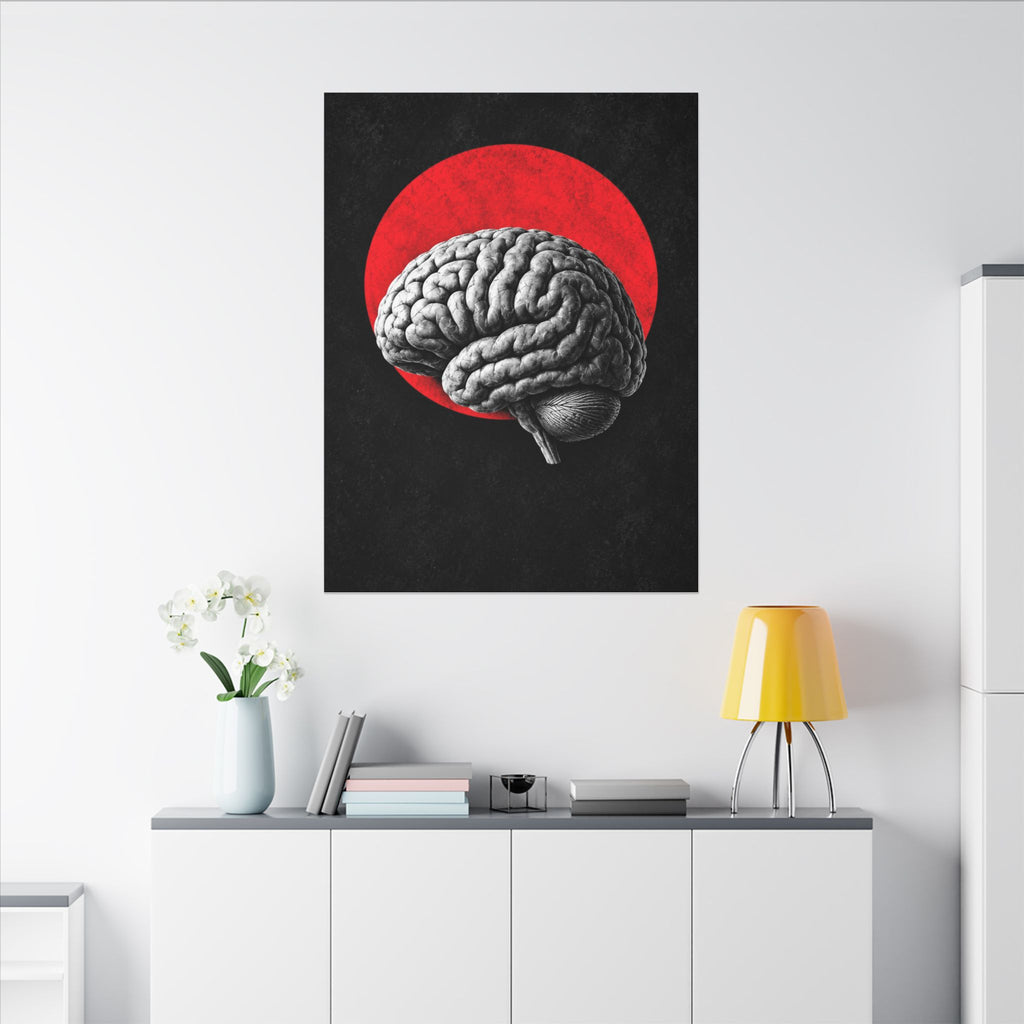 Cerebral Contour - Doctor's Office Wall Art | Canvas