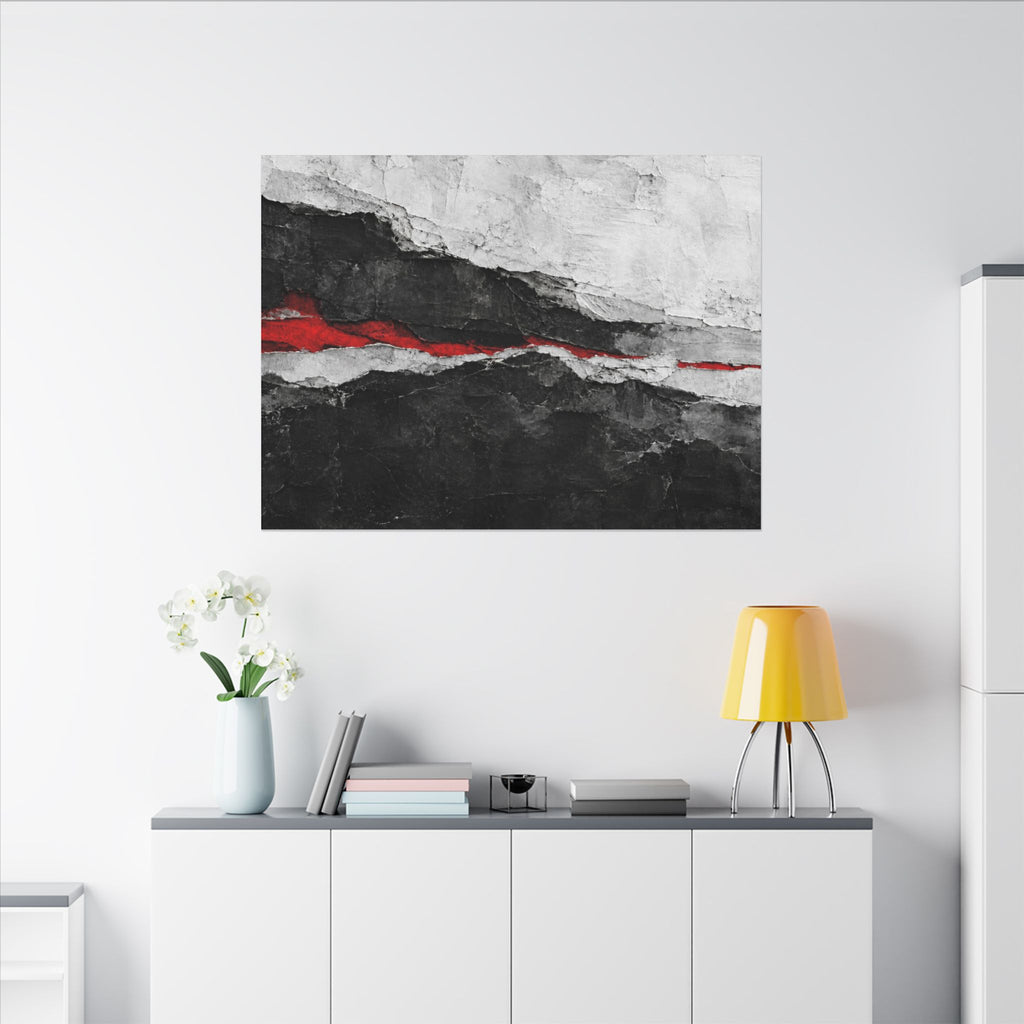 Strata of Silence - Professional Office Wall Art | Canvas (Landscape)