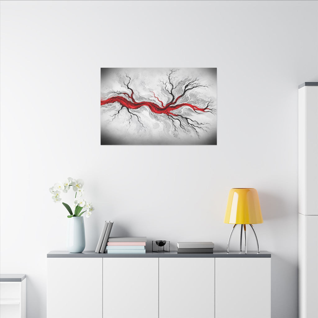 Estuary Lines - Doctor's Office Wall Art | Canvas (Landscape)