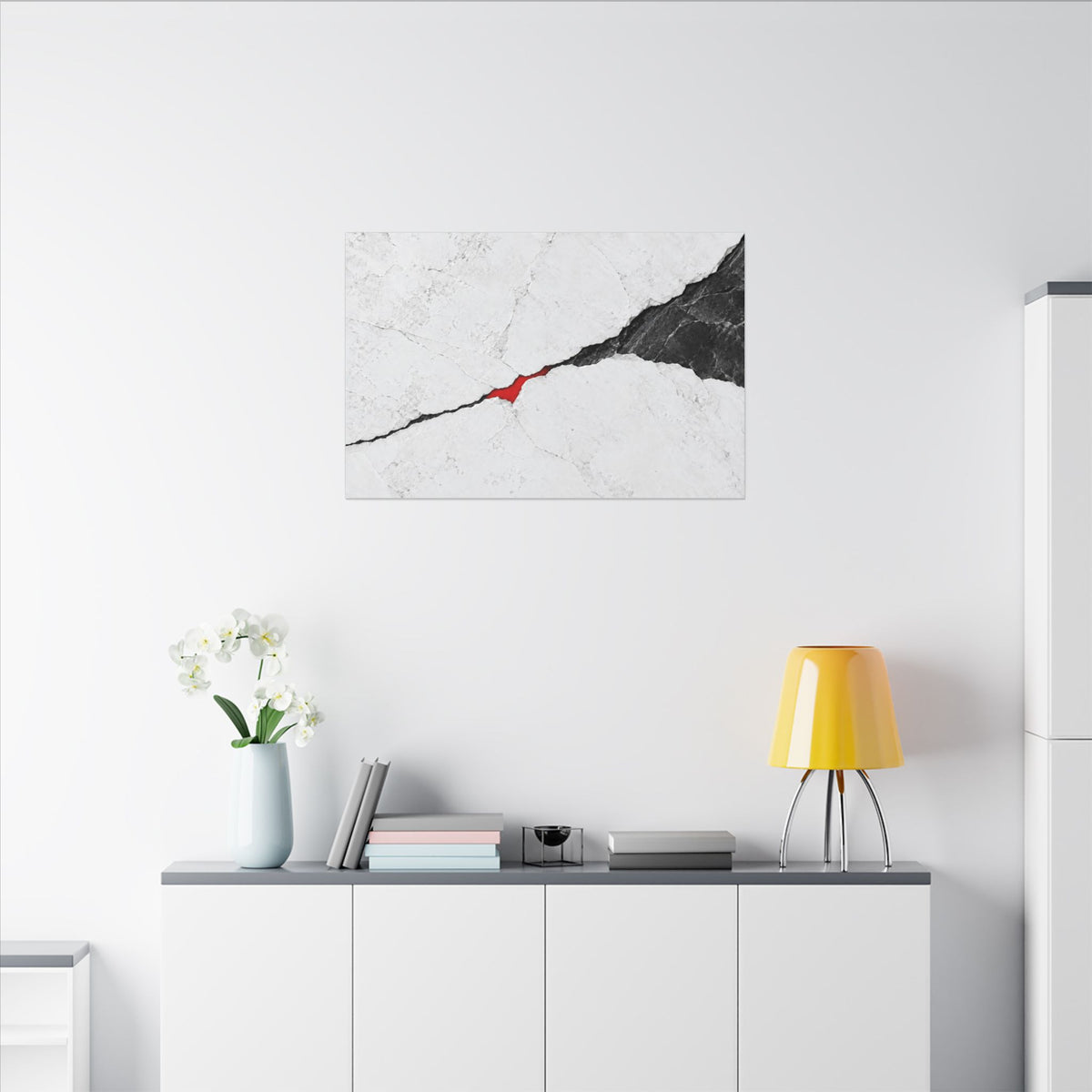 Porcelain Fault - Professional Office Wall Art | Canvas (Landscape)