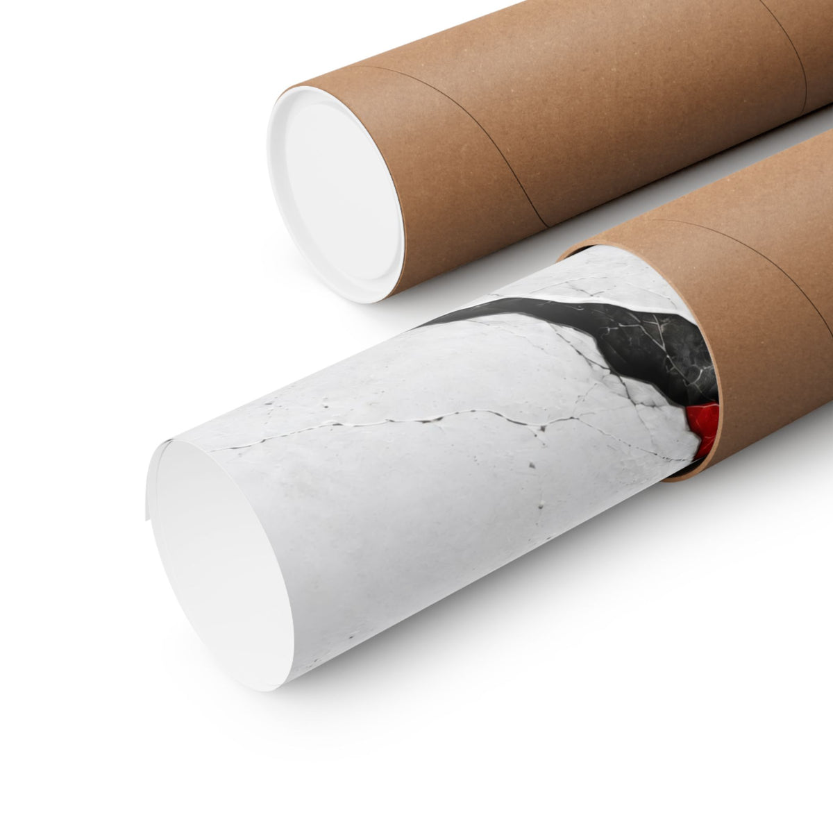 Porcelain Fault - Professional Office Wall Art | Matte Poster