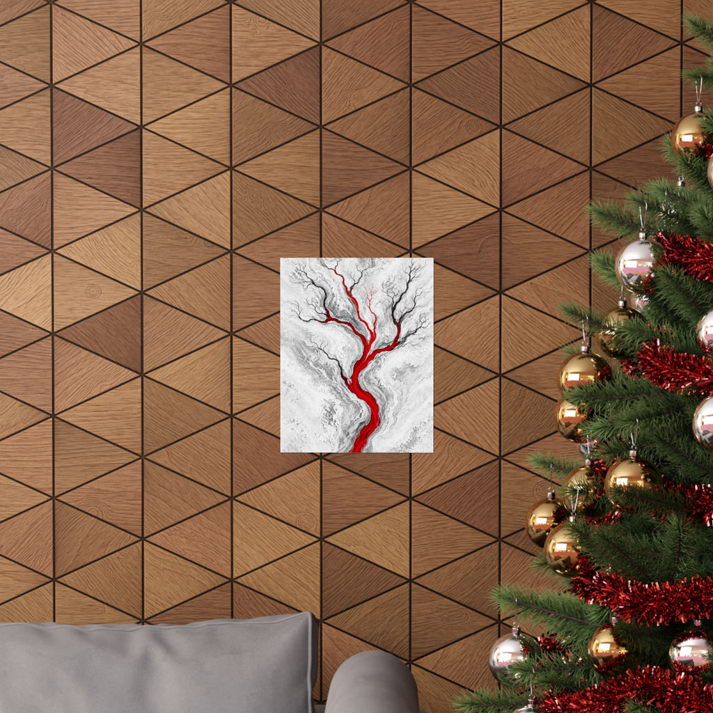 Estuary Lines - Doctor's Office Wall Art | Matte Poster