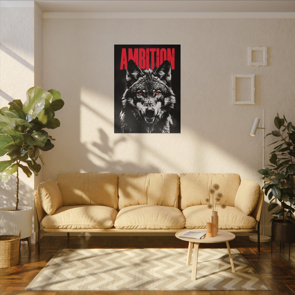 Ambition - Wolf Wall Art | Canvas