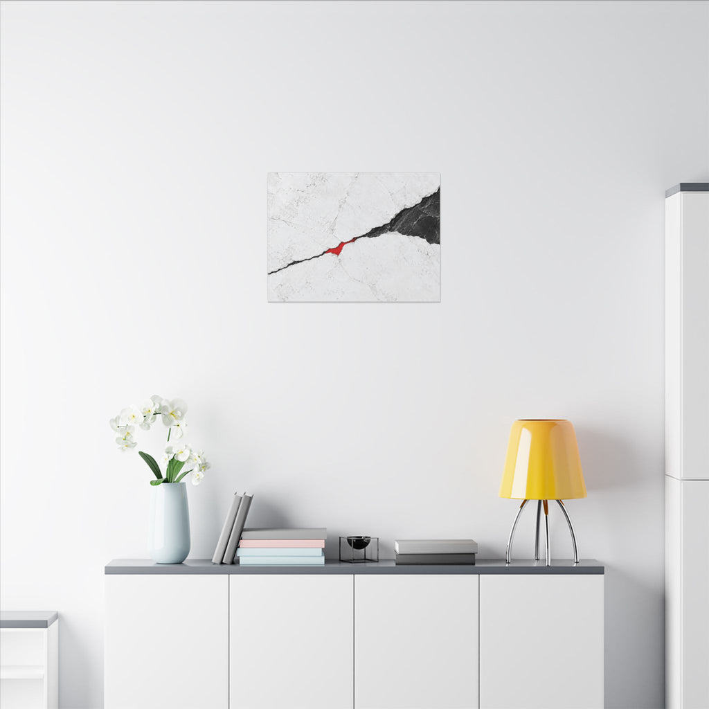 Porcelain Fault - Professional Office Wall Art | Canvas (Landscape)