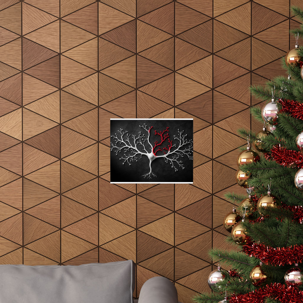 Neuronal Arbor - Doctor's Office Wall Art | Matte Poster (Landscape)