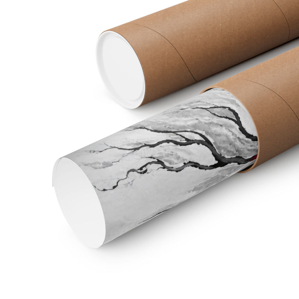Estuary Lines - Doctor's Office Wall Art | Matte Poster (Landscape)