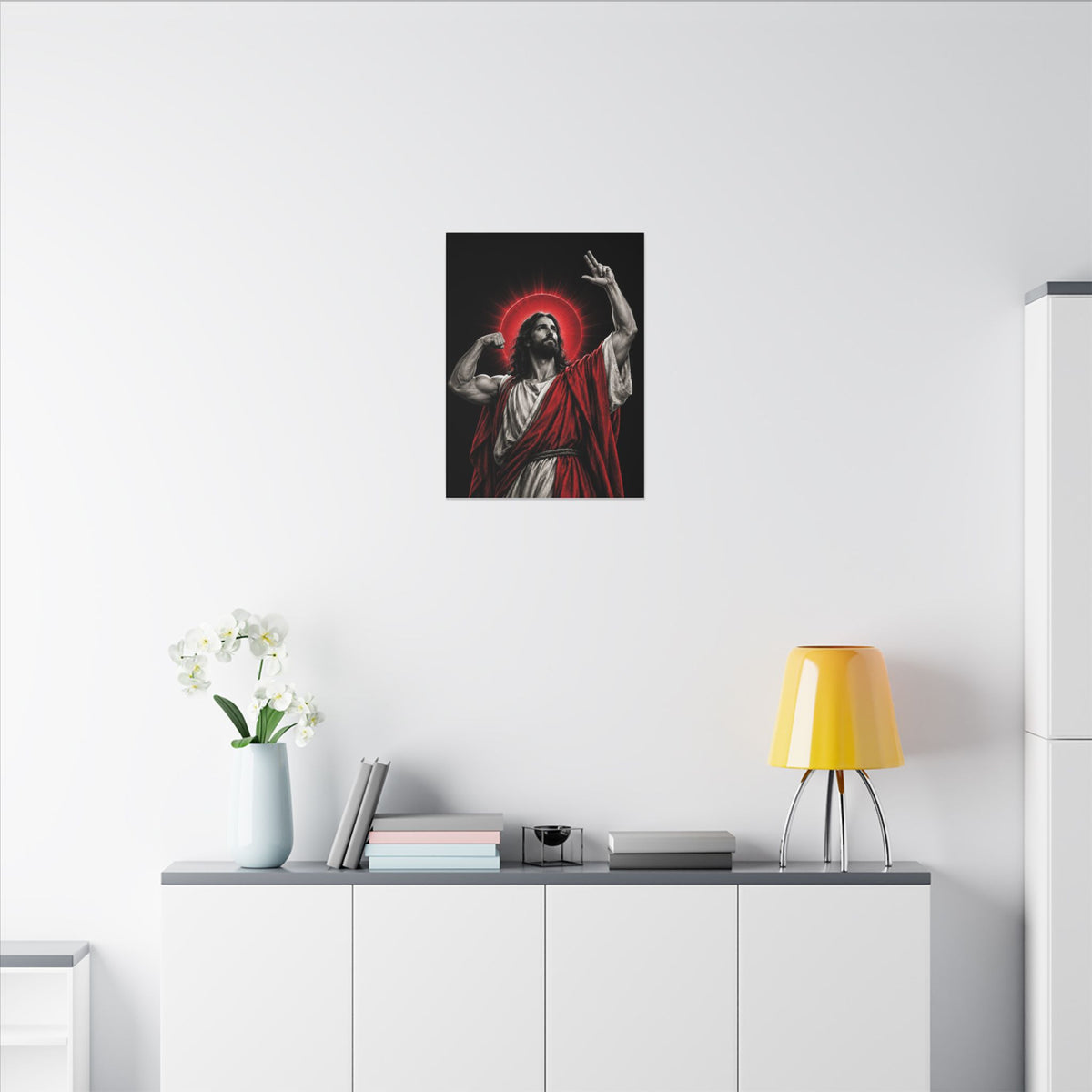 Faith and Iron - Gym Wall Art | Canvas