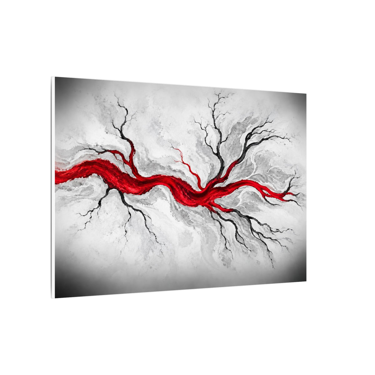 Estuary Lines - Doctor's Office Wall Art | Canvas (Landscape)