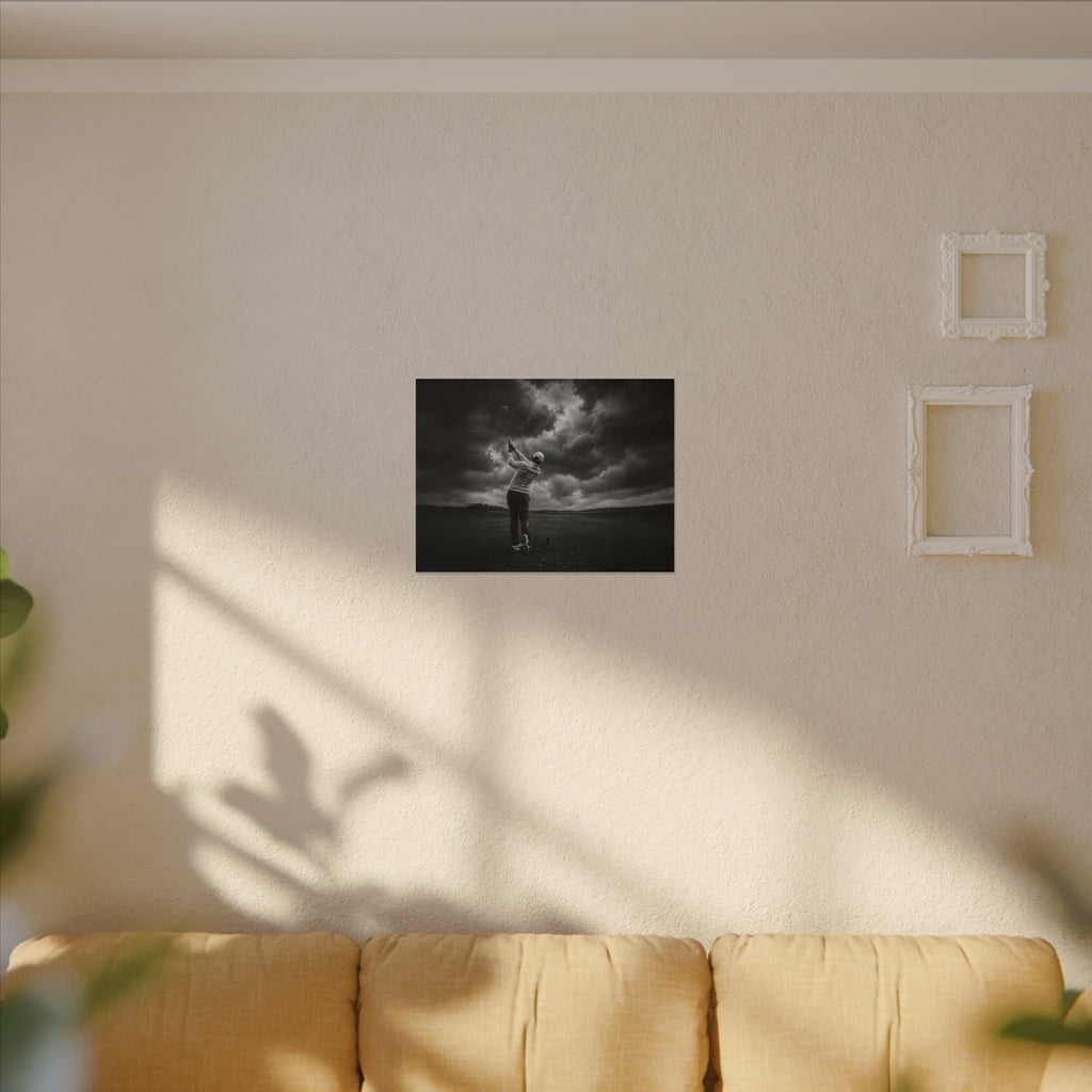 Storm Round - Golf Wall Art | Canvas (Landscape)