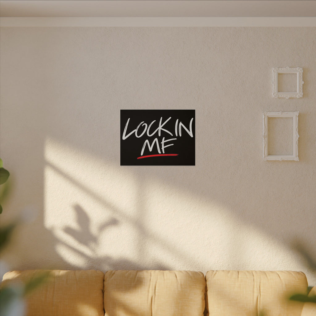 Lock In - Motivational Wall Art | Canvas (Landscape)