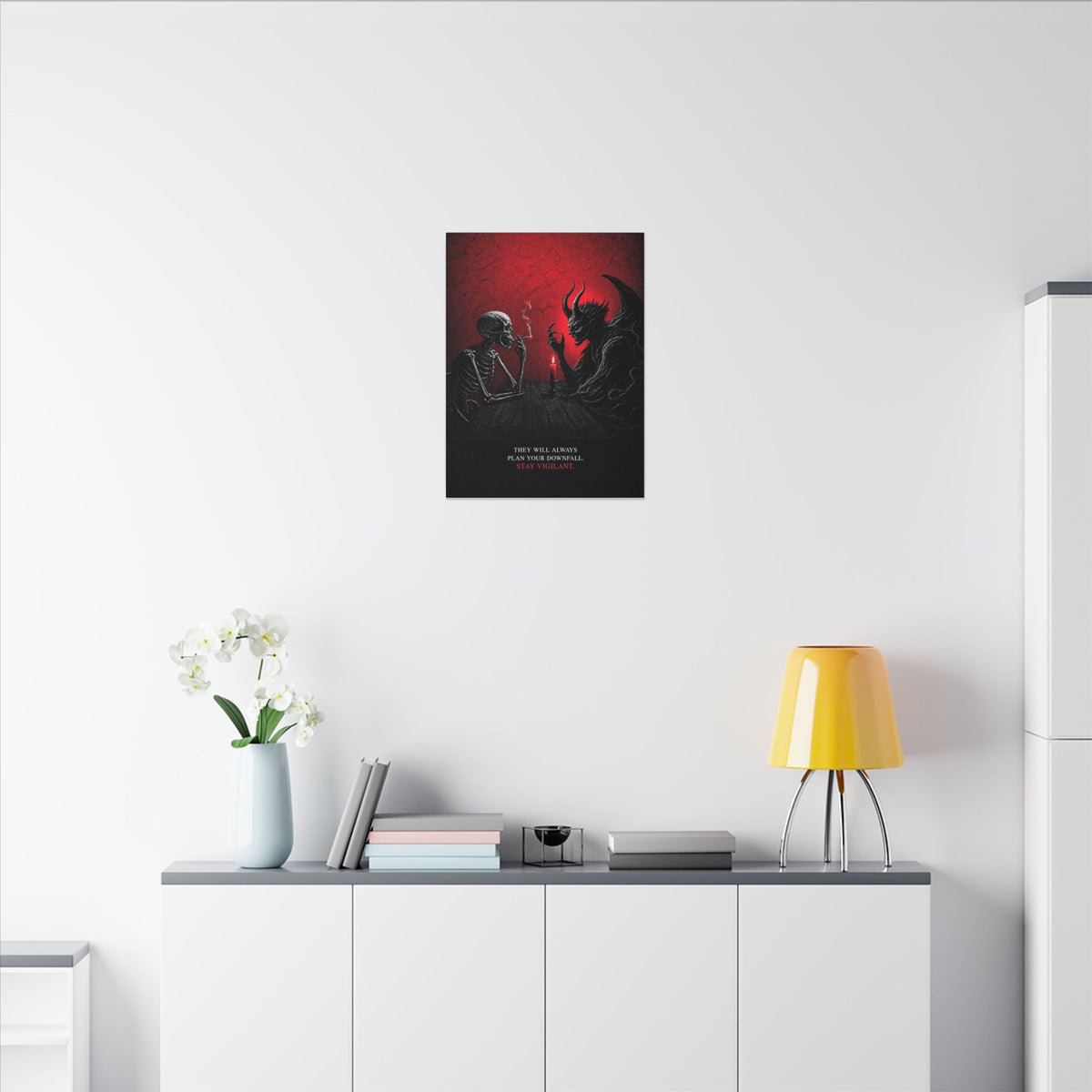 Stay Vigilant - Dark Wall Art | Canvas