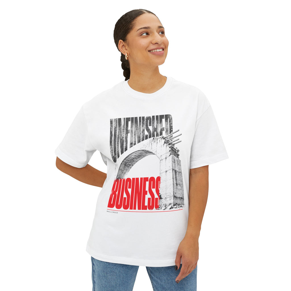 Unfinished Business | Heavyweight Tee (Front + Back)