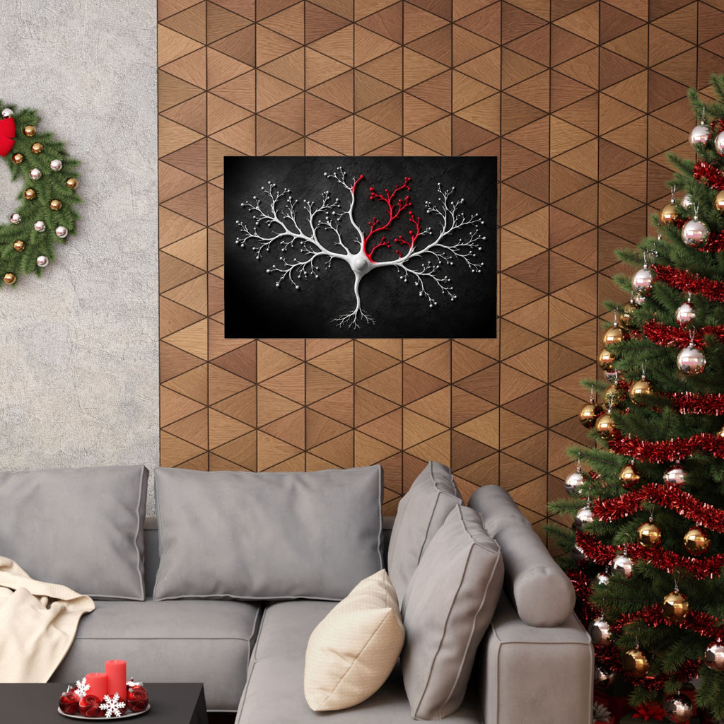Neuronal Arbor - Doctor's Office Wall Art | Matte Poster (Landscape)