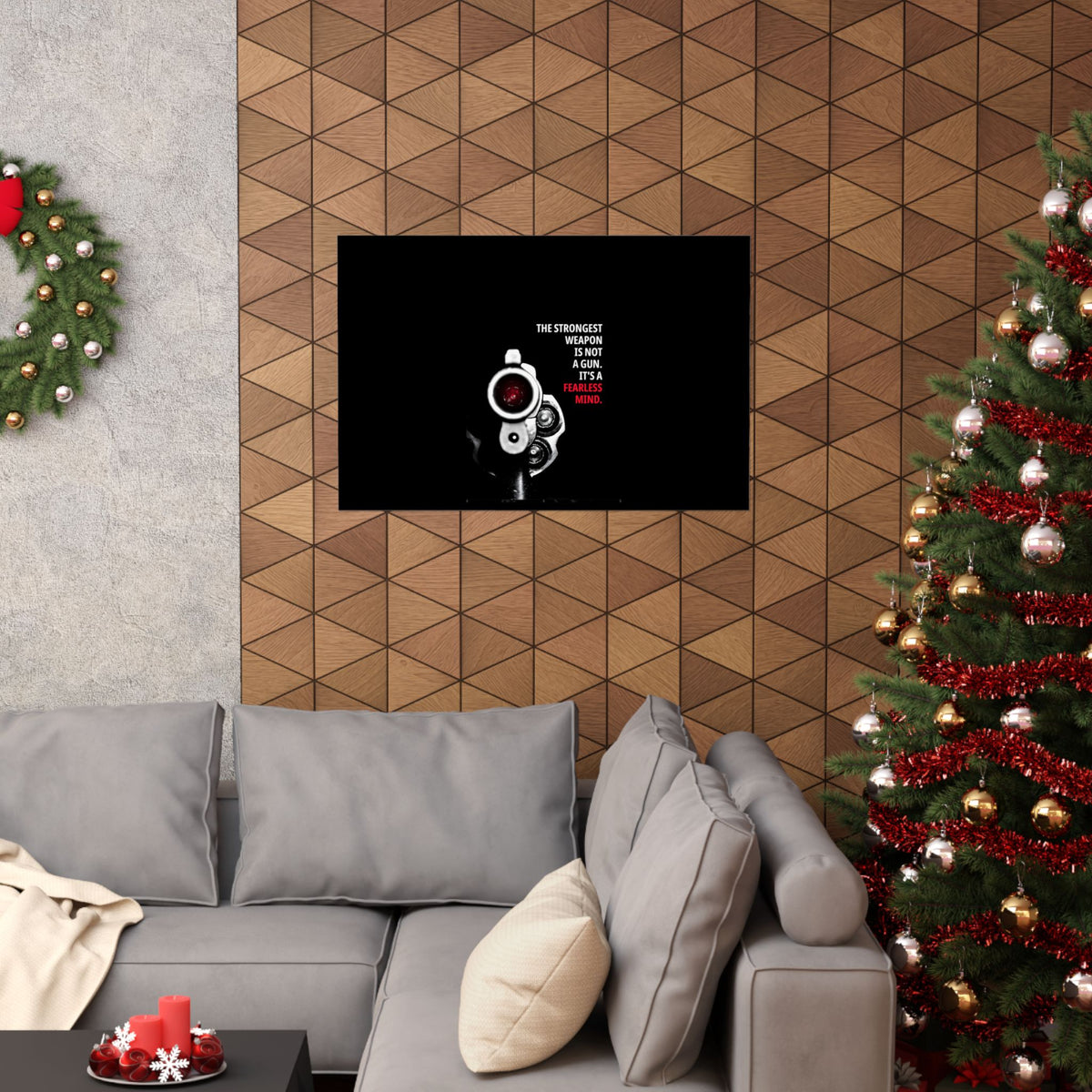 A Fearless Mind - Mindset Wall Art | Matte Poster (Landscape)