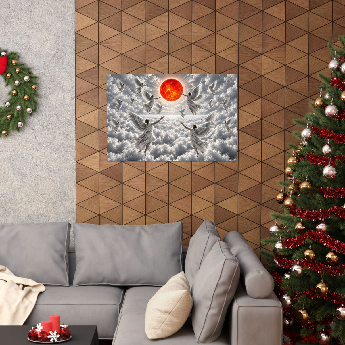 Angels - Christian Wall Art | Matte Poster (Landscape)