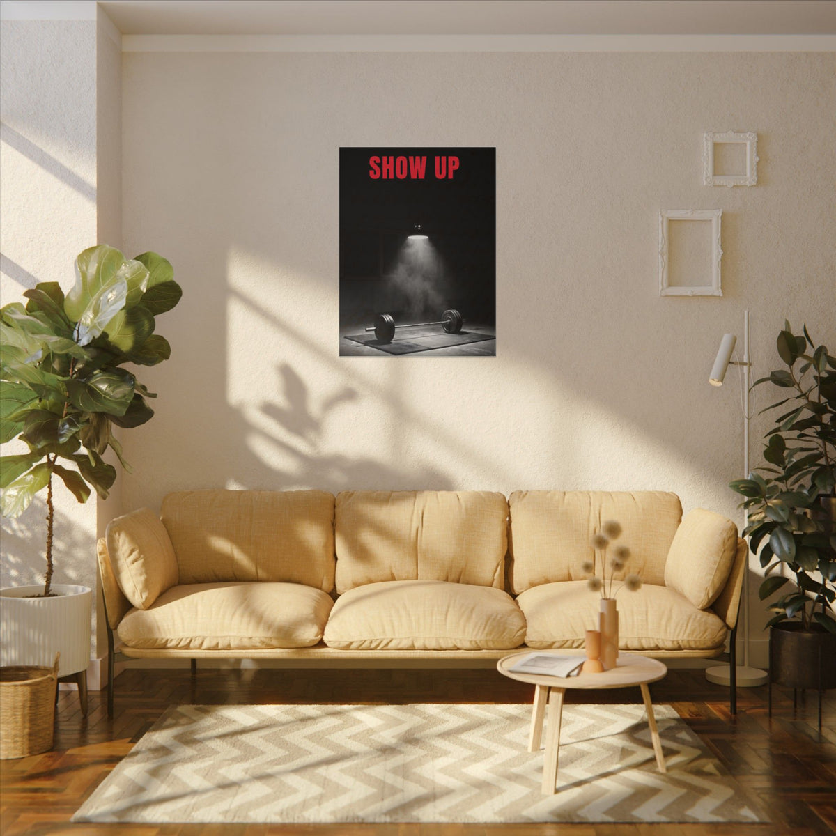 Show Up - Gym Wall Art | Canvas