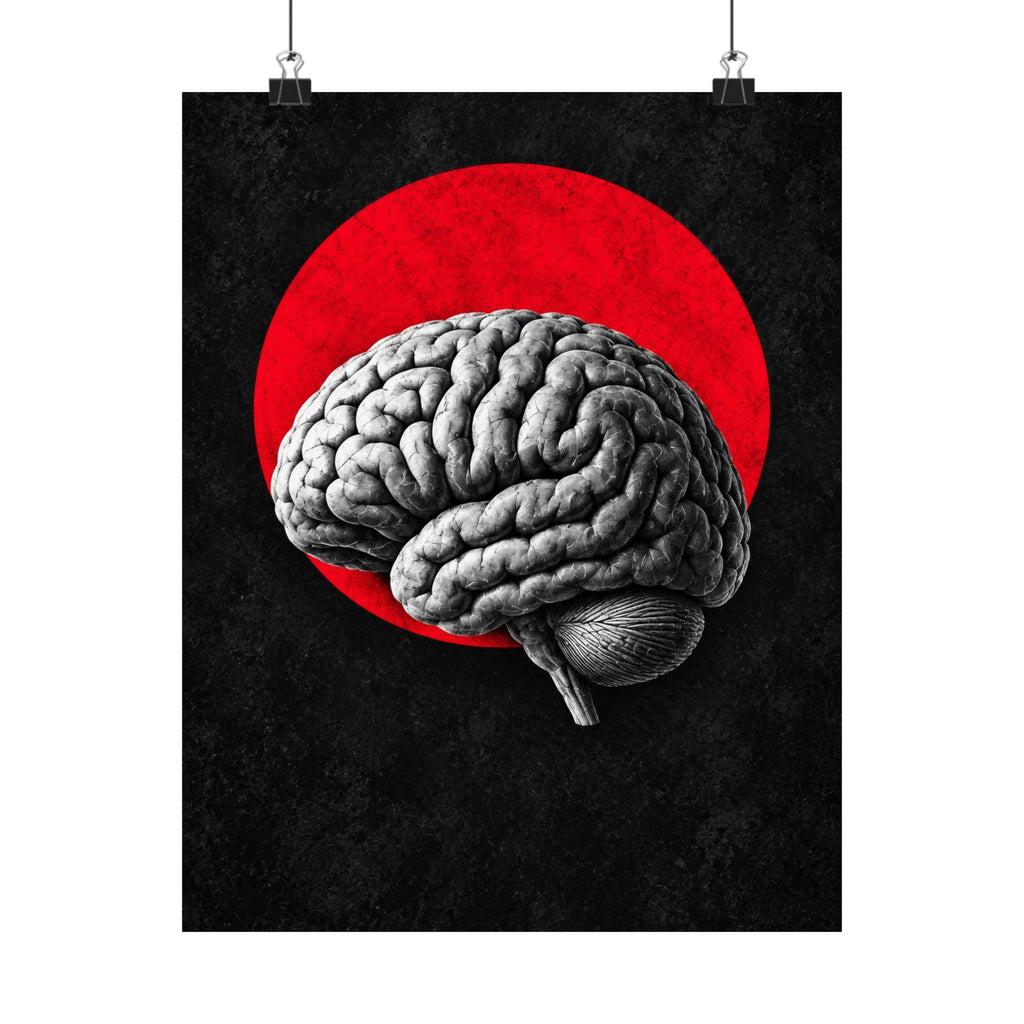 Cerebral Contour - Doctor's Office Wall Art | Matte Poster