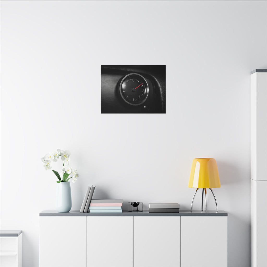 Redline Gauge - Tachometer Wall Art | Canvas (Landscape)