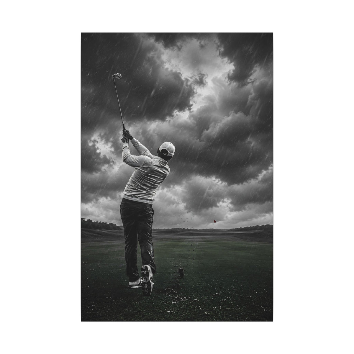 Storm Round - Golf Wall Art | Canvas