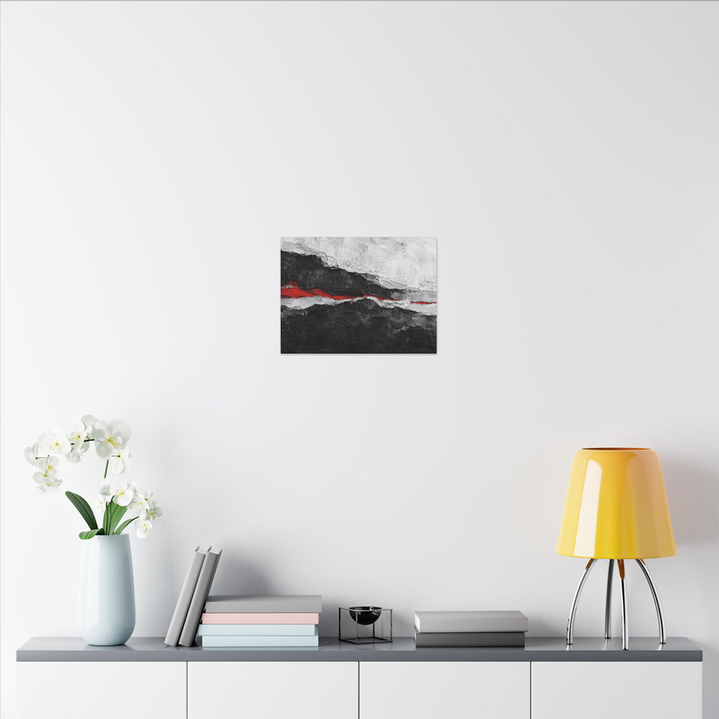 Strata of Silence - Professional Office Wall Art | Canvas (Landscape)