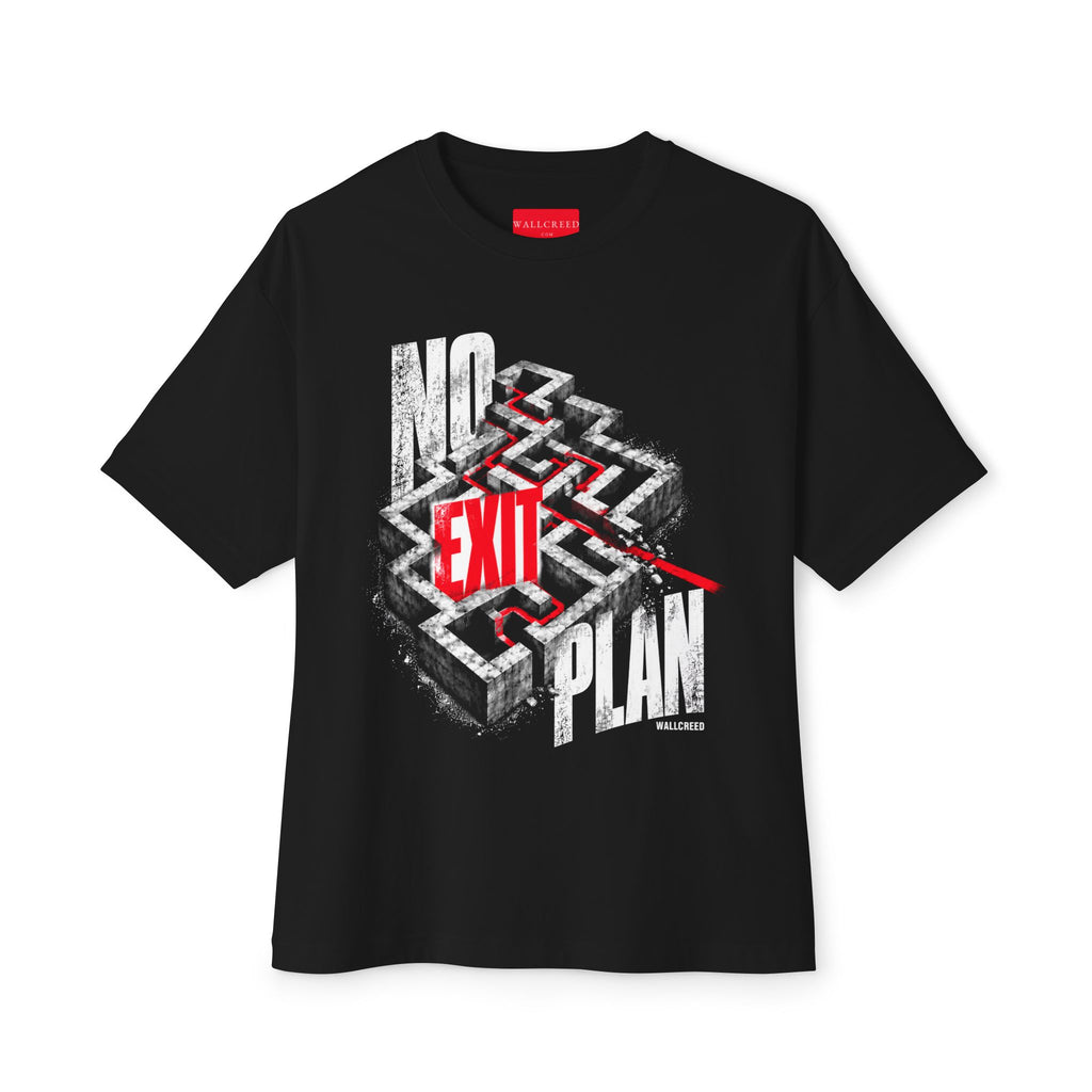 No Exit Plan | Heavyweight Tee (Front + Back)