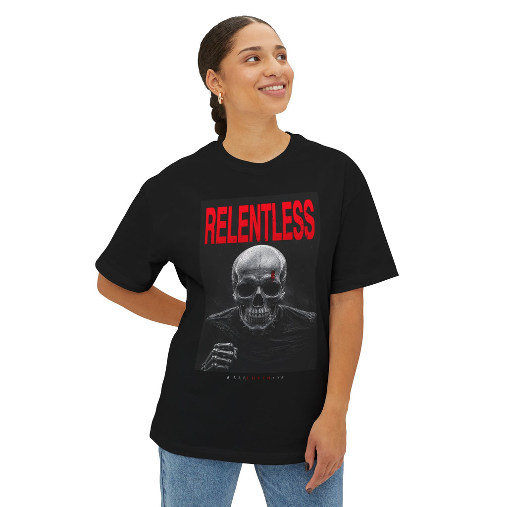 Relentless | Heavyweight Tee (Front + Back)