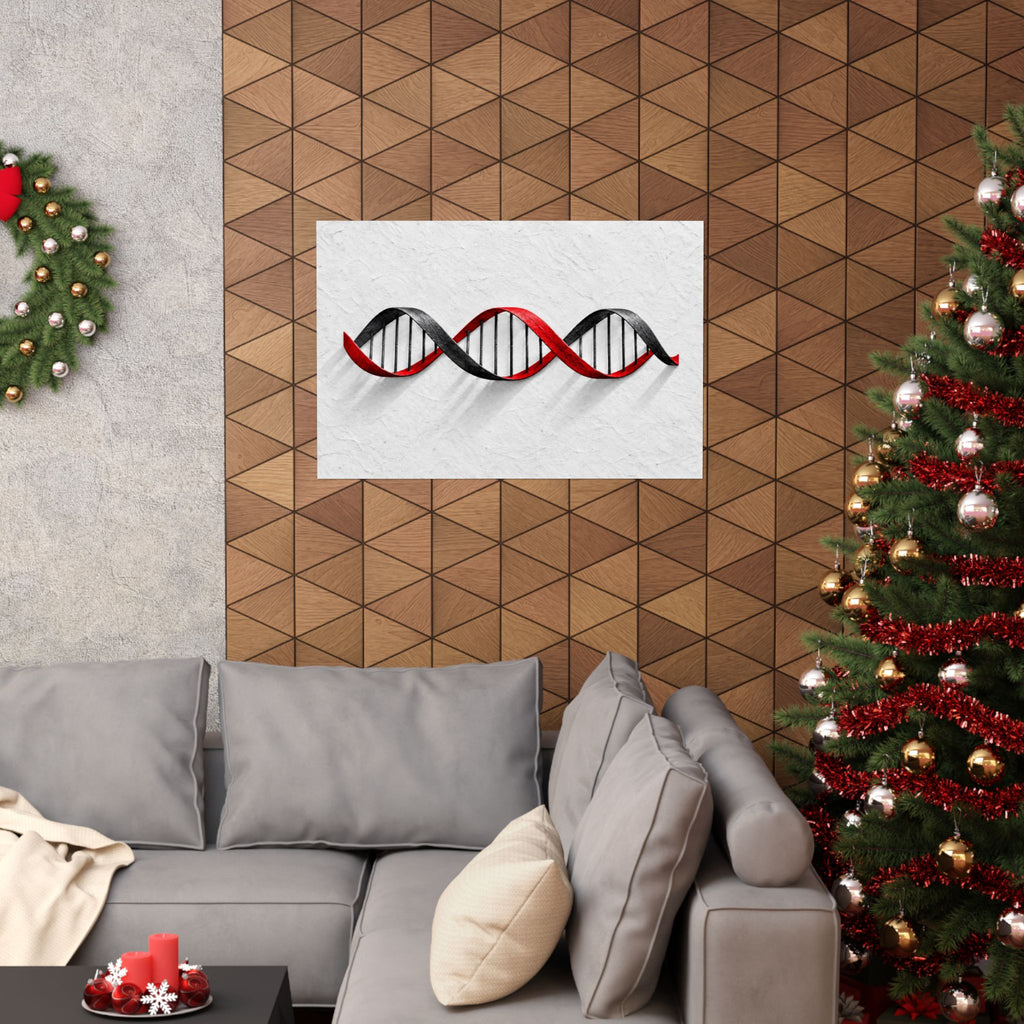 Woven Code - Doctor's Office Wall Art | Matte Poster (Landscape)