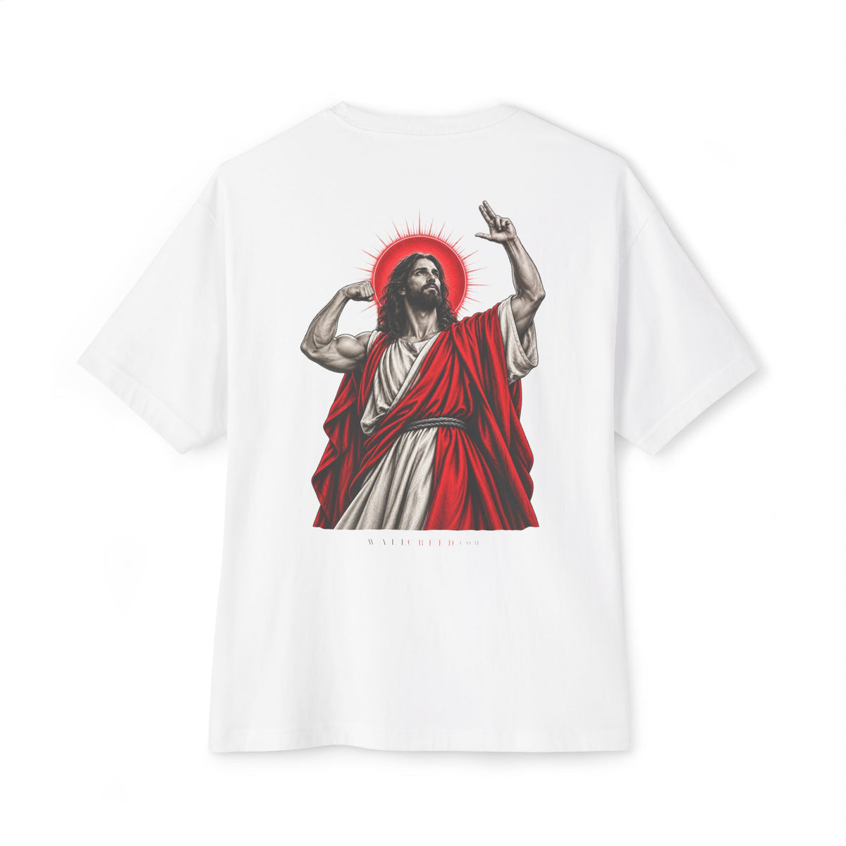 Faith and Iron | Heavyweight Tee (Back Print)