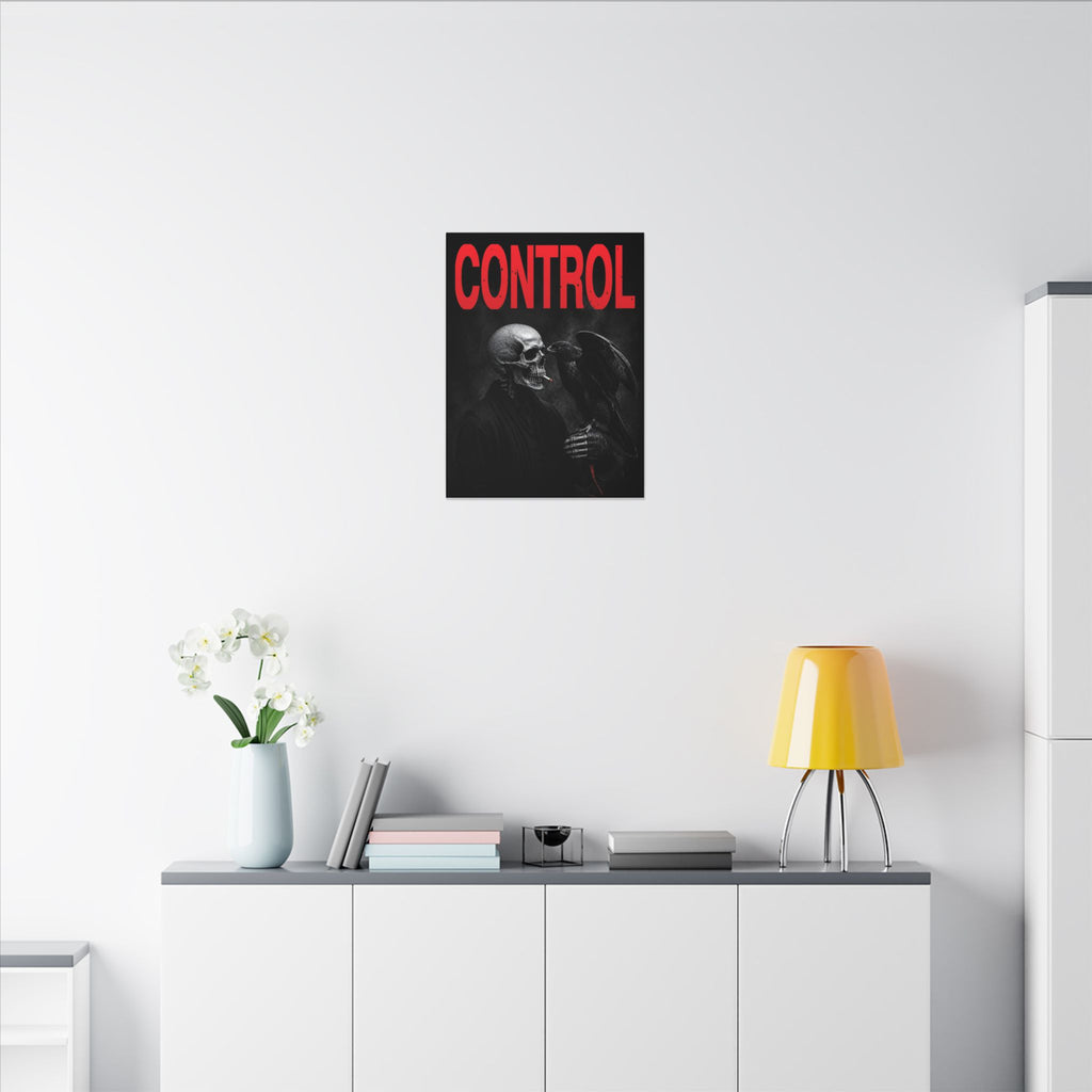 Control - Gothic Raven Artwork | Canvas