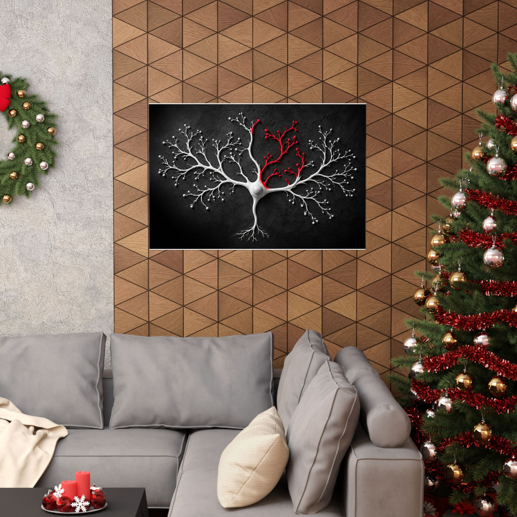 Neuronal Arbor - Doctor's Office Wall Art | Matte Poster (Landscape)
