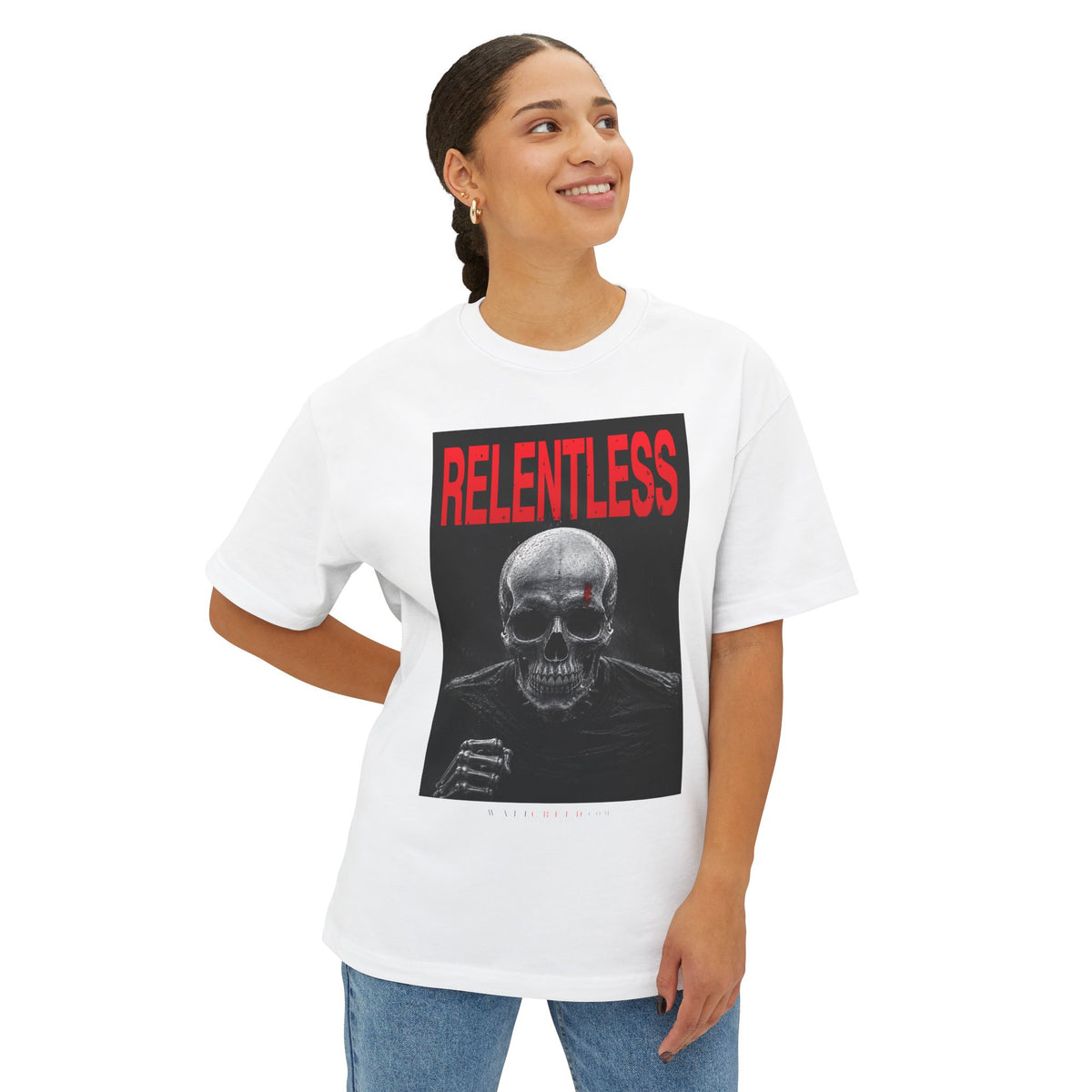 Relentless | Heavyweight Tee (Front + Back)