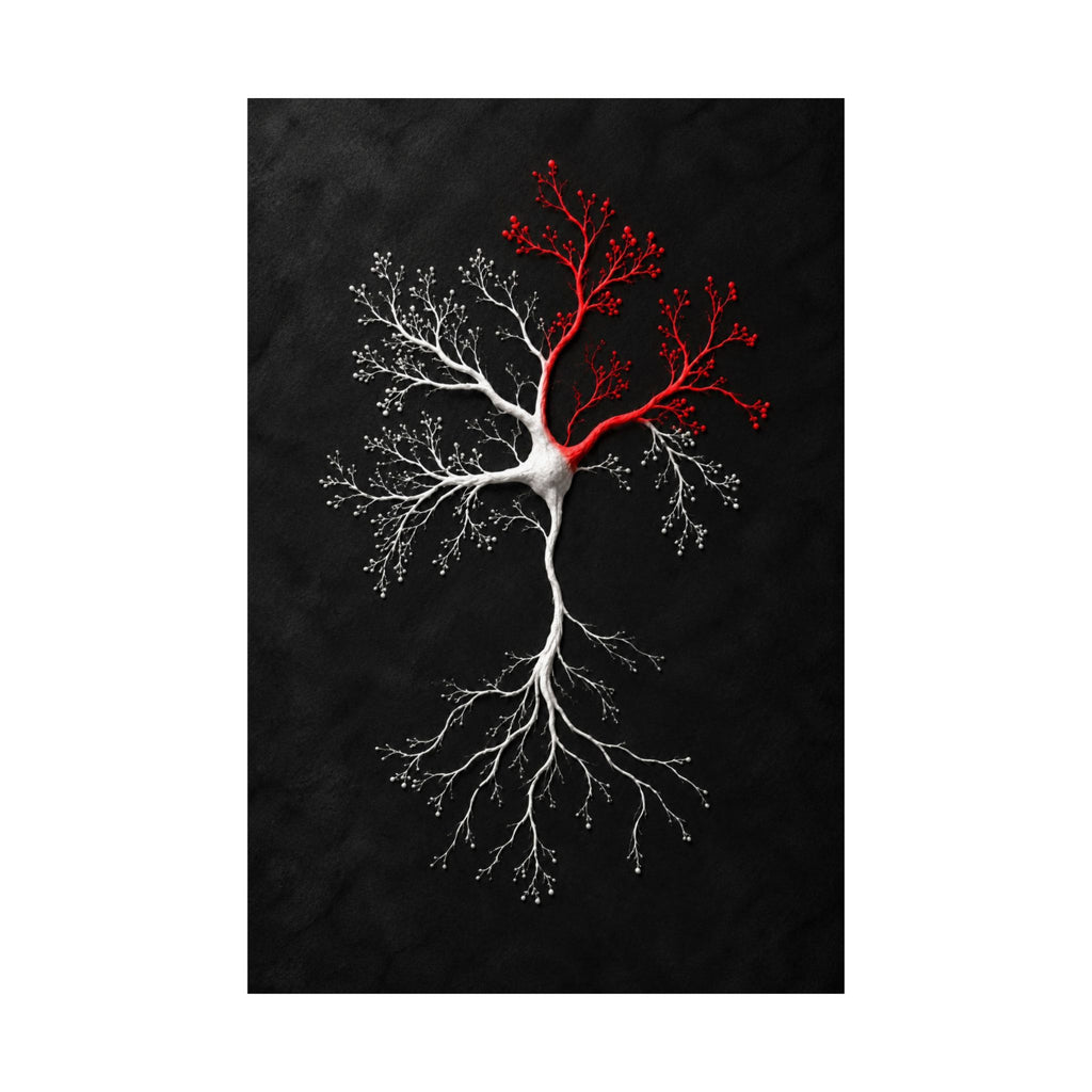 Neuronal Arbor - Doctor's Office Wall Art | Matte Poster
