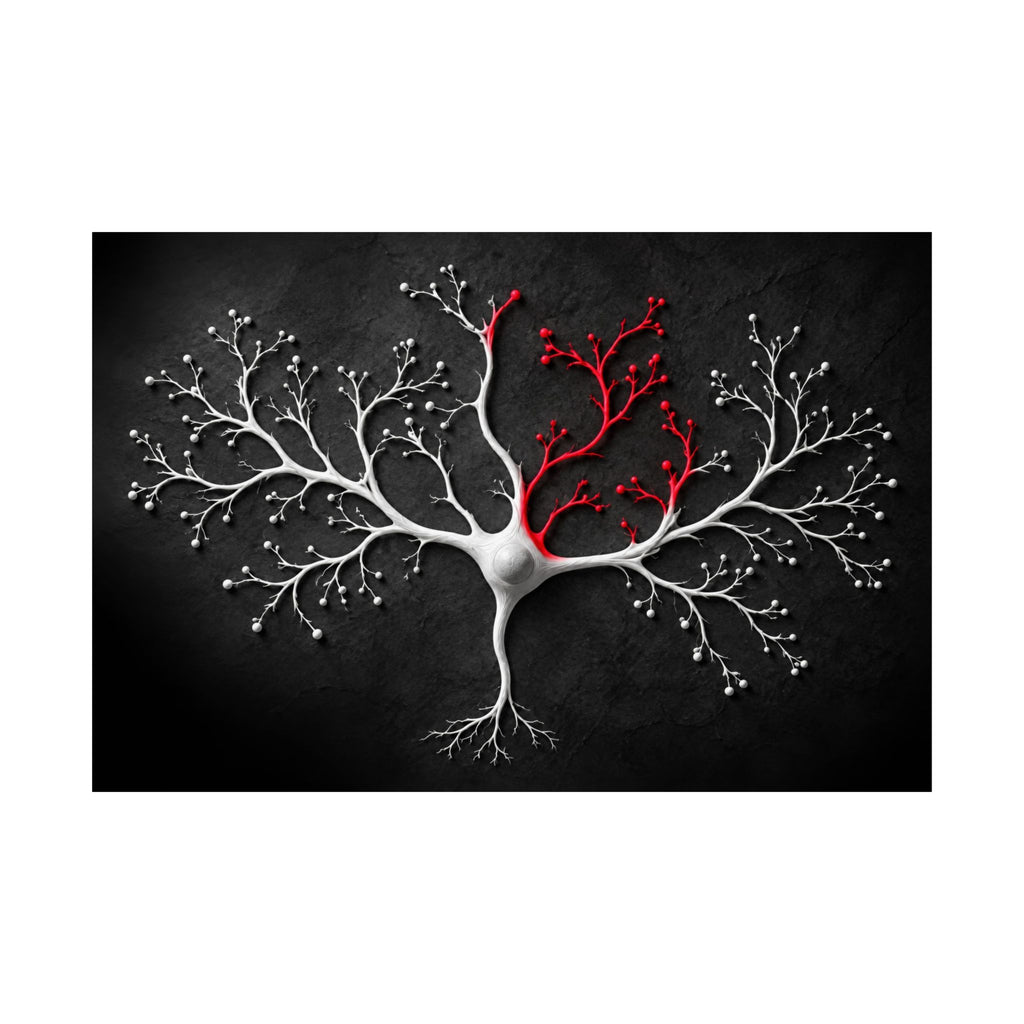 Neuronal Arbor - Doctor's Office Wall Art | Matte Poster (Landscape)