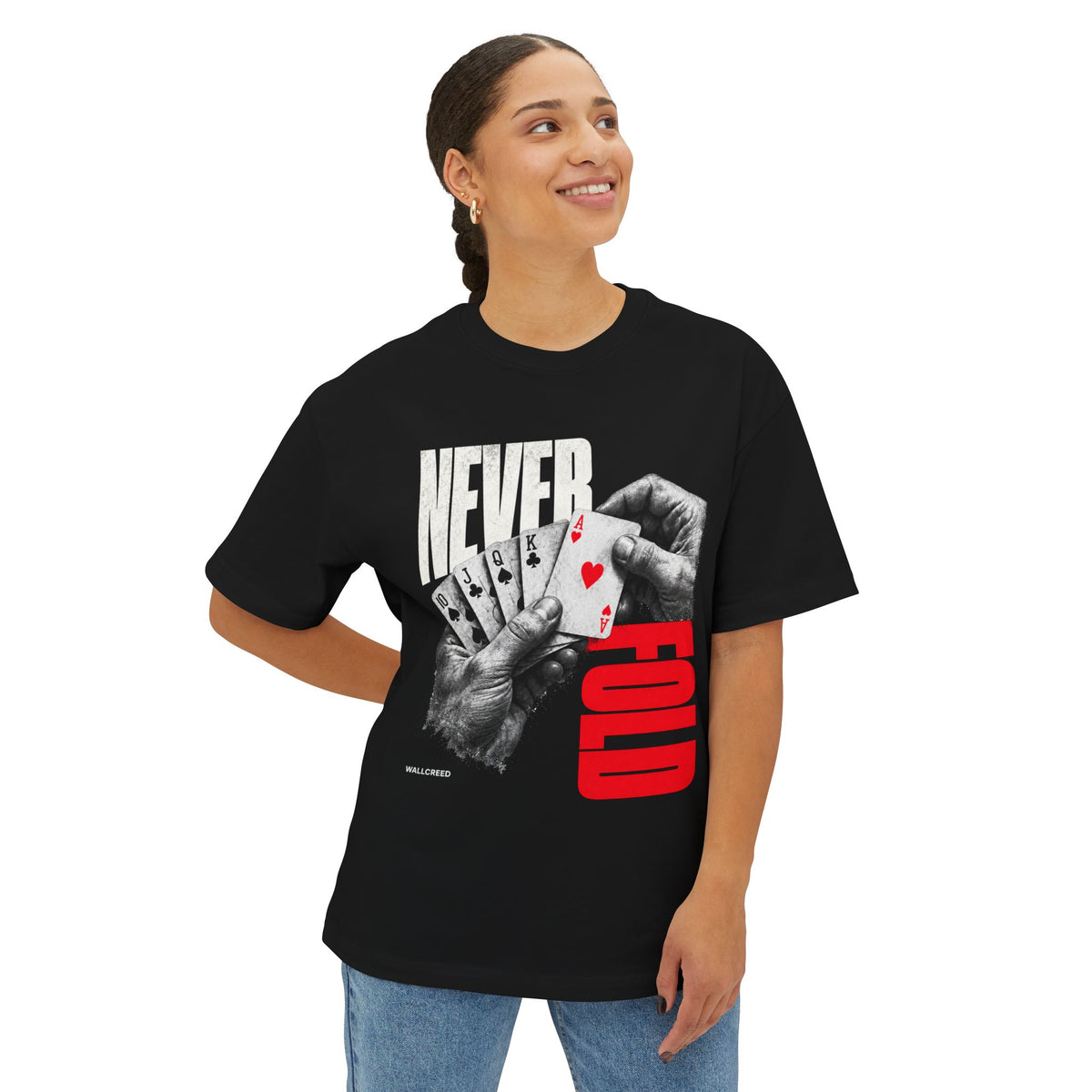 Never Fold | Heavyweight Tee