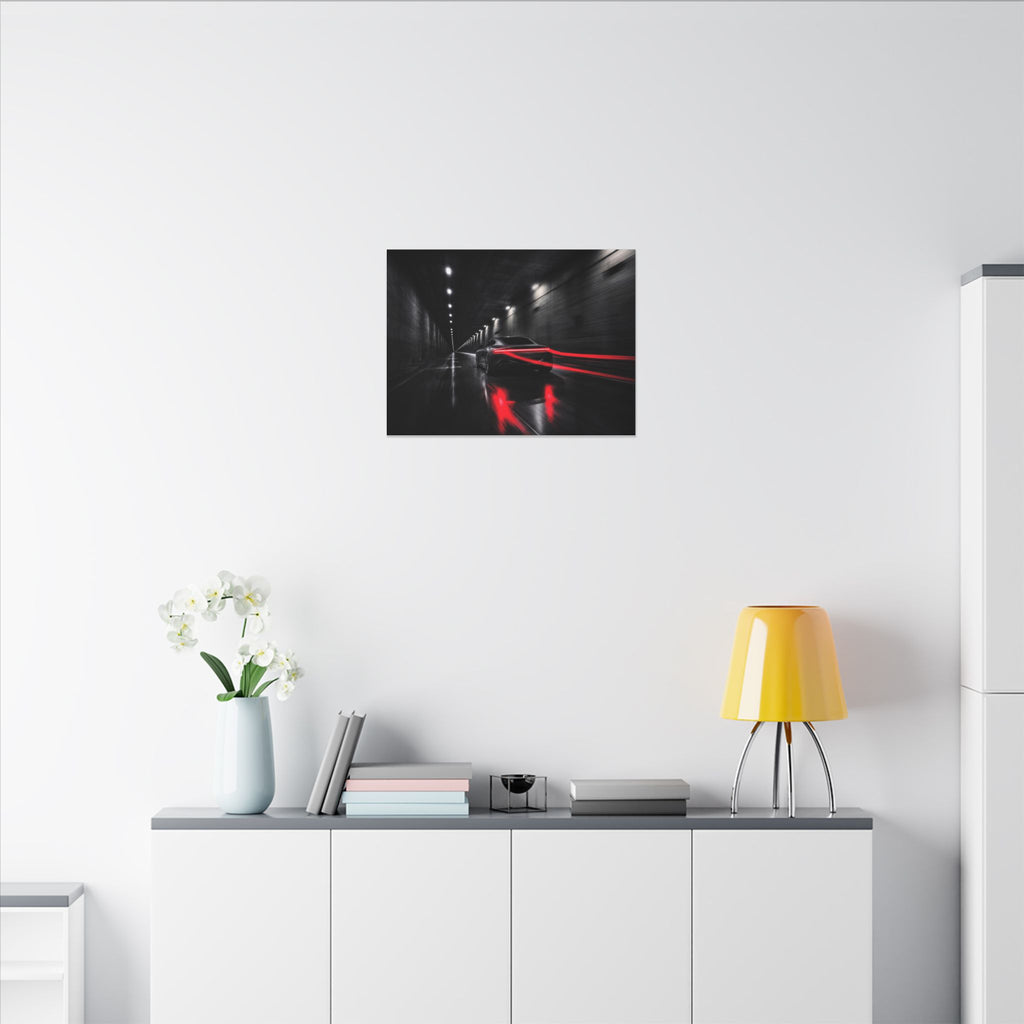 Redline Tunnel - Racing Wall Art | Canvas (Landscape)