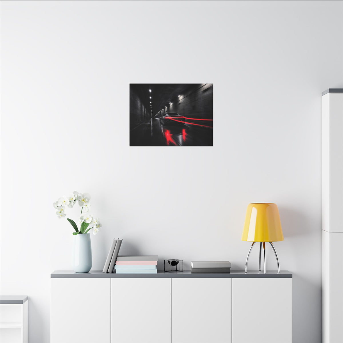 Redline Tunnel - Racing Wall Art | Canvas (Landscape)