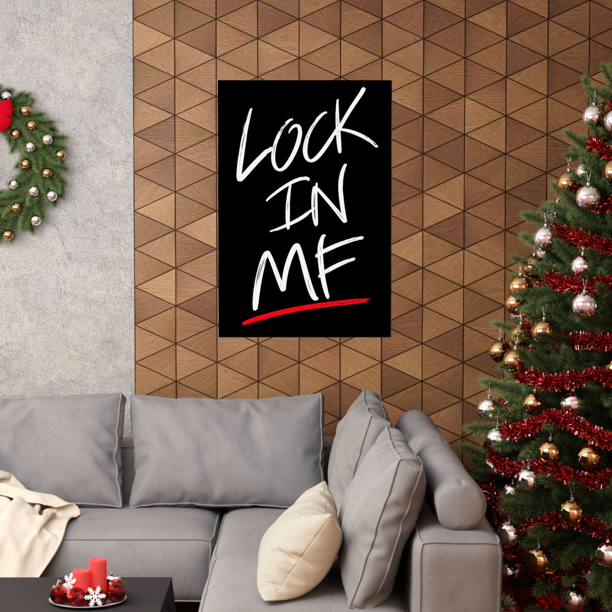 Lock In - Motivational Wall Art | Matte Poster