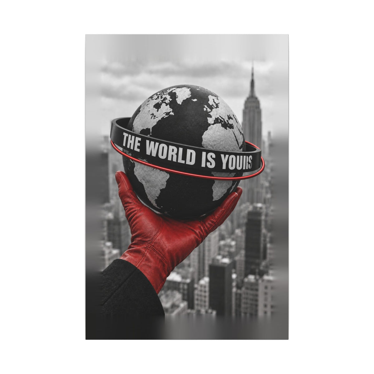 The World Is Yours - Money Wall Art | Canvas