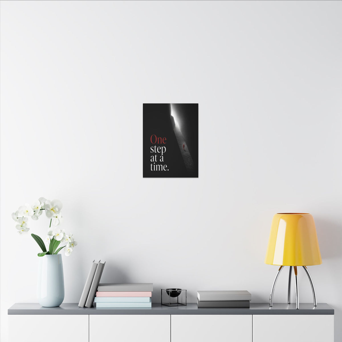 One Step at a Time - Office Wall Art | Canvas