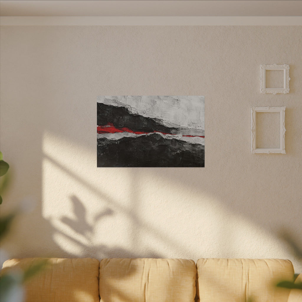 Strata of Silence - Professional Office Wall Art | Canvas (Landscape)